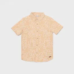 Fame Forever by Lifestyle Boys Beige Printed Shirt-picture-19