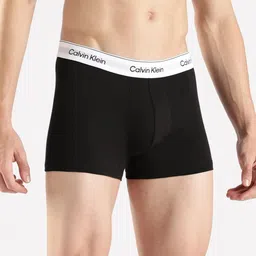 Calvin Klein Underwear Pack Of 2 Mid Rise Outer Elastic Trunk image 5