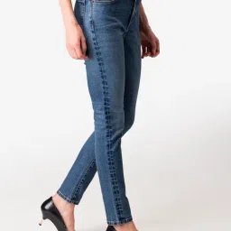 Mode by Red Tape Blue Skinny Fit Lightly Washed Jeans image 3