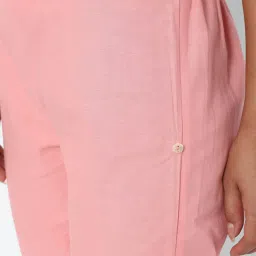 Solly by Allen Solly Pink Regular Fit Pants image 5