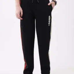 Monte Carlo Boys Black Printed Trackpants-picture-15