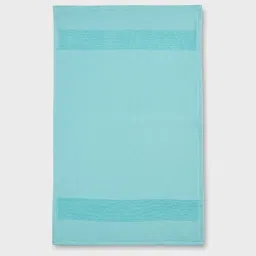 Fabindia Home Daimond Textured Aqua Cotton Large Towel image 2