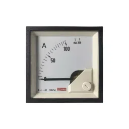 RS PRO Analogue Panel Ammeter 10 (Input) A 100/5 (CT) A 200 (Scle) A AC 68mm x 68mm 1 % Moving Iron-picture-41