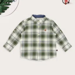 Pantaloons Baby Boys Basil Checks Shirt-picture-32