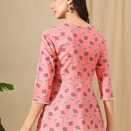 JANAKDULARI CREATION Floral Print Cotton Top image 5