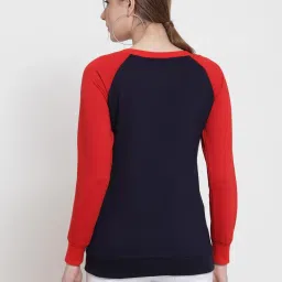 Belle Fille Navy Full Sleeves Sweatshirt image 2