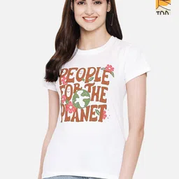 Dreambe Women Typography Printed T-shirt-picture-41