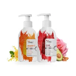 Oneway Happiness Set Of 2 Vitamin C & Rose Body Lotion - 300 ml Each-picture-29