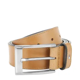 Tommy Hilfiger Burgman Tan Leather Waist Belt for Men image 1