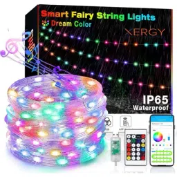 Xergy Multicolor Plastic Rgb Usb Twinkle Smart Fairy Light String-image-13