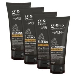Globus Naturals Men Activated Charcoal Peel-Off Mask - Pack of 4-picture-22