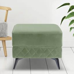 Duroflex Eden Green Wood 1 Seater Ottoman-picture-41