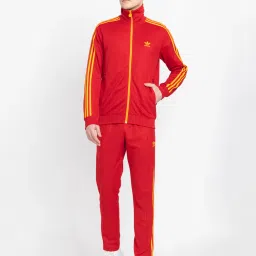 Adidas Originals Red Regular Fit FB NATIONS Track Top image 5