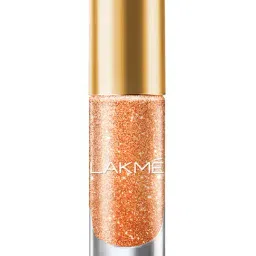 Lakme Glitterati Collection Shine Nail Color Peachy Play - 6 ml image 2