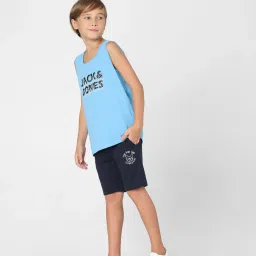 Jack & Jones Junior Light Blue Printed  T-Shirt image 4