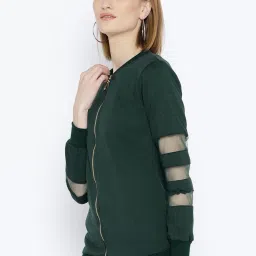 Belle Fille Teal Full Sleeves Sweatshirt image 3