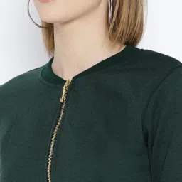 Belle Fille Teal Full Sleeves Sweatshirt image 5