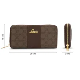 Lavie Coffee Logo Small Zip Around Wallet image 4