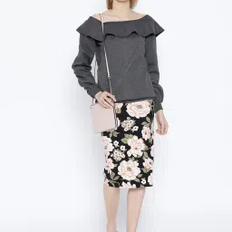 Belle Fille Grey Full Sleeves Sweatshirt image 4