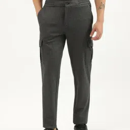 United Colors of Benetton Dark Grey Relaxed Fit Trackpants-picture-40