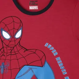Fame Forever by Lifestyle Kids Red Spiderman Print T-Shirt with Shorts image 4