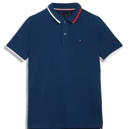 Tommy Hilfiger Kids Deep Indigo Solid Polo T-Shirt-picture-22