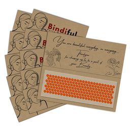Comet Busters Set Of 10 Traditional Bindis - Orange-picture-15