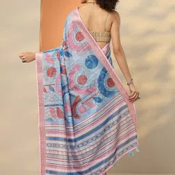 Libas Silk Blend Saree image 3