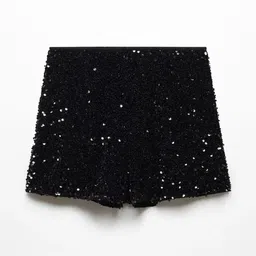LULU & SKY Women Embellished High-Rise Hot Pants Technology Shorts image 4