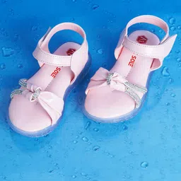 Mine Sole Stone Embellished Sandals - Pink-image-90