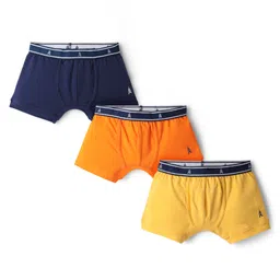 Pine Kids Cotton Elastane Knit Trunks Pack Of 3 (Colours May Vary)-image-32