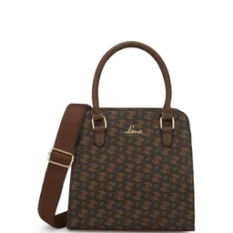 Lavie Women Brand Logo Printed Structured Handheld Bag-picture-33