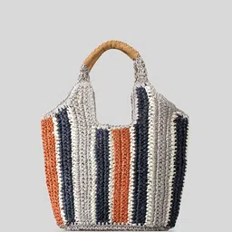 CORSICA Jute Textured Structured Handheld Bag-picture-21