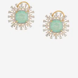 Kushal's Fashion Jewellery Geometric Studs Earrings image 3