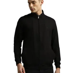 Louis Philippe Black Cotton Regular Fit Sweatshirt-picture-43