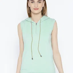 Belle Fille Mint Green Regular Fit Sweatshirt image 1