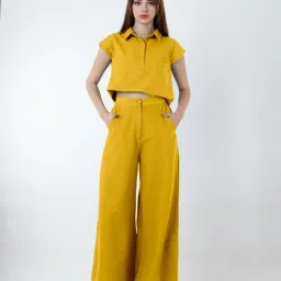 Zink London Yellow Maxi Co-Ord Set image 1