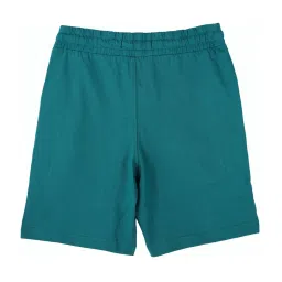 allen solly junior Allen Solly Kids Green Cotton Graphic Print Shorts image 2