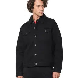 celio celio* Black Full Sleeves Solid Jacket-picture-19