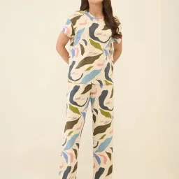 Sweet Dreams Women Printed Pyajama Set image 1