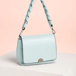 Forever Glam by Pantaloons Leather Blue Women Handbag-picture-8