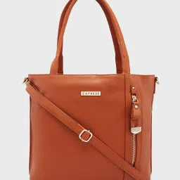 Caprese Tan Gladys Faux Leather Tote image 1