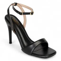Truffle Collection Women's Black Ankle Strap Sandals image 2