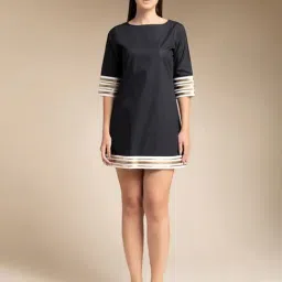House of Manaa Black Hom Allure Dress-image-14