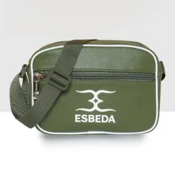 Esbeda Olive Green Printed Small Sling Handbag-image-44