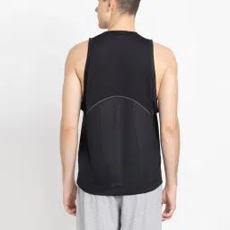 adidas Black Slim Fit M HIIT SPIN Sleeveless Sports T-Shirt image 2