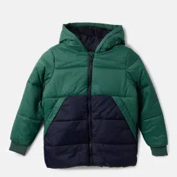 United Colors of Benetton Kids Multicolor Color Block Full Sleeves Jacket-picture-42