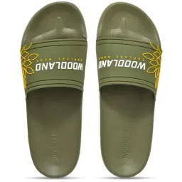 Woodland Men's Olive Slides image 4
