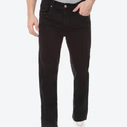 NUMERO UNO Black Slim Fit Lightly Washed Jeans-picture-25