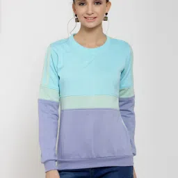 Belle Fille Turquoise Full Sleeves Sweatshirt image 1